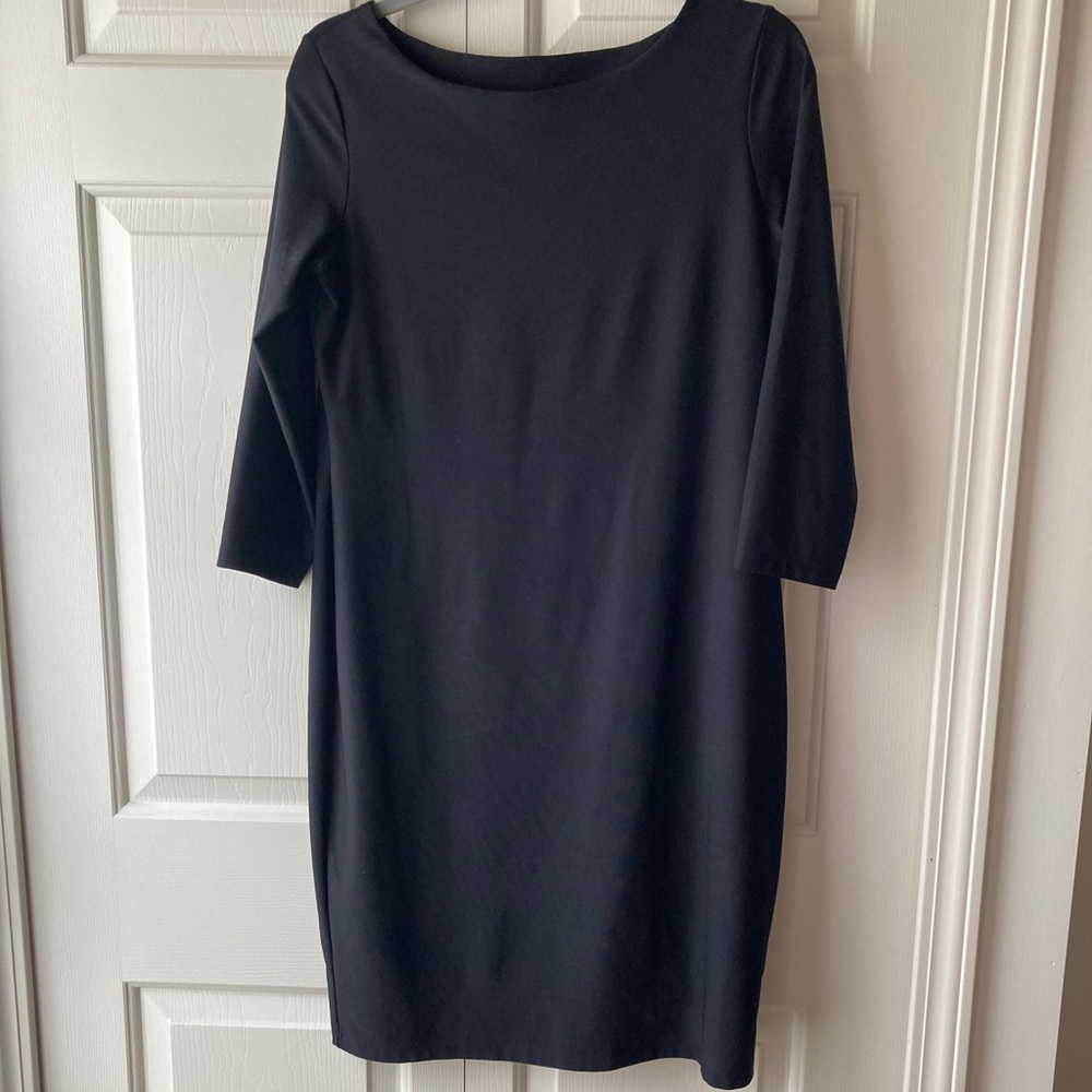 3/4 sleeve shift dress